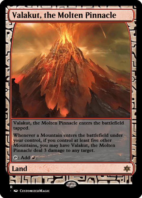 Valakut, The Molten Pinnacle | Magic The Gathering Proxy Cards