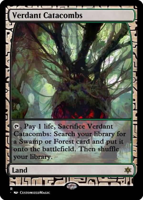 Fetch Lands (Expedition Frame) | Verdant Catacombs | Magic the Gathering Proxy Cards