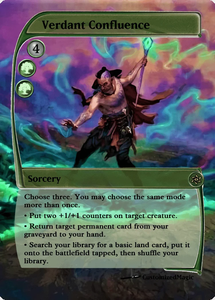 Confluence Cycle - Full-Art | Verdant Confluence | Magic the Gathering / MTG Proxy Cards | Merchant Scroll