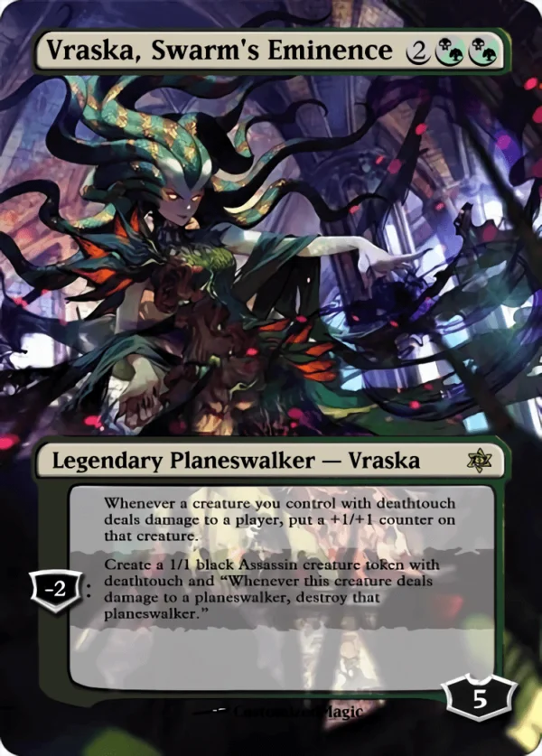 War of the Sparks Planeswalker Japanese Art - Part 2 | Vraska Swarms Eminence | Magic the Gathering / MTG Proxy Cards | Teferi