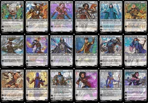 War of the Sparks Planeswalkers Stained Glass - Part 1