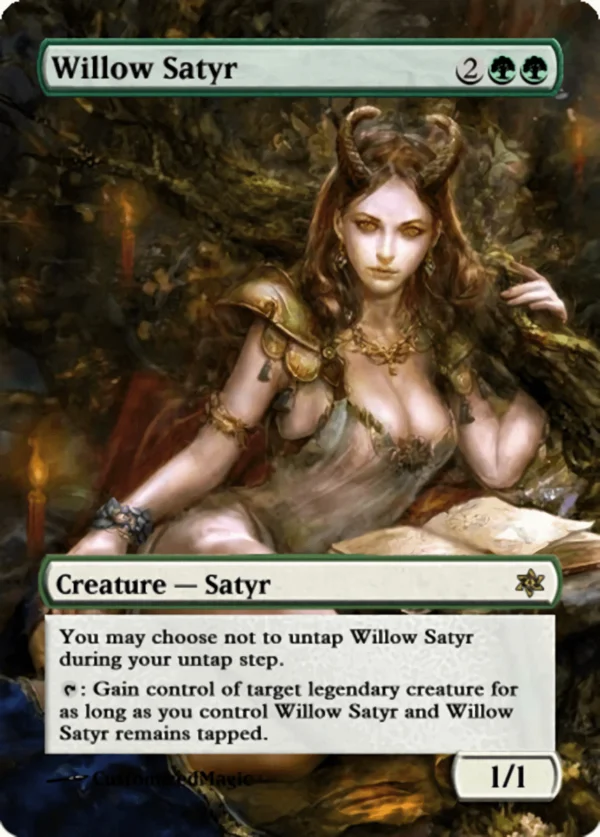 Willow Satyr | Willow Satyr.11 | Magic the Gathering / MTG Proxy Cards | Wilhelt
