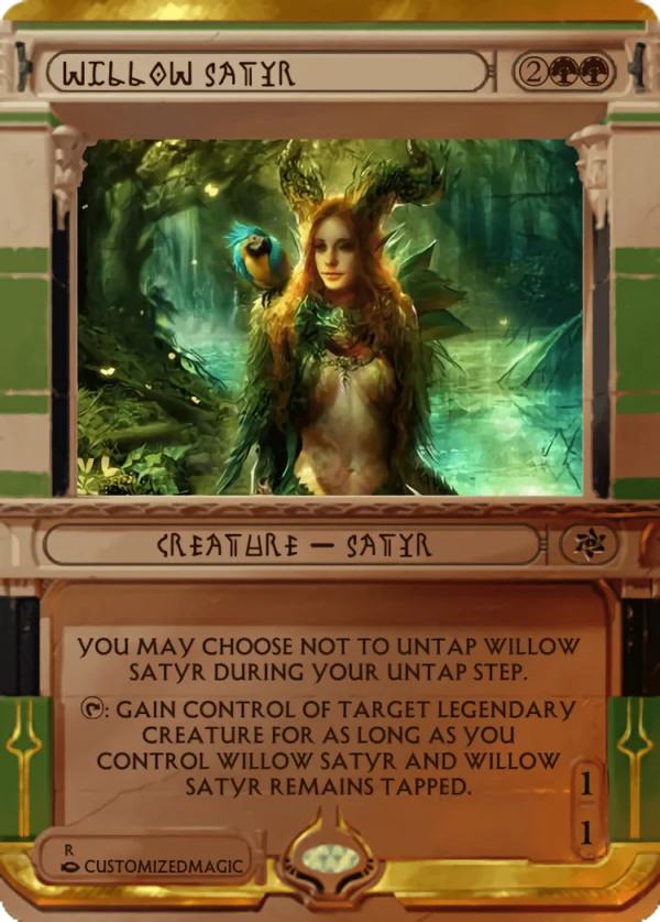 Willow Satyr | Willow Satyr.2 | Magic the Gathering / MTG Proxy Cards | Wilhelt