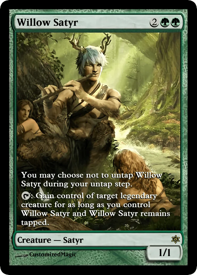 Willow Satyr | Magic The Gathering Proxy Cards