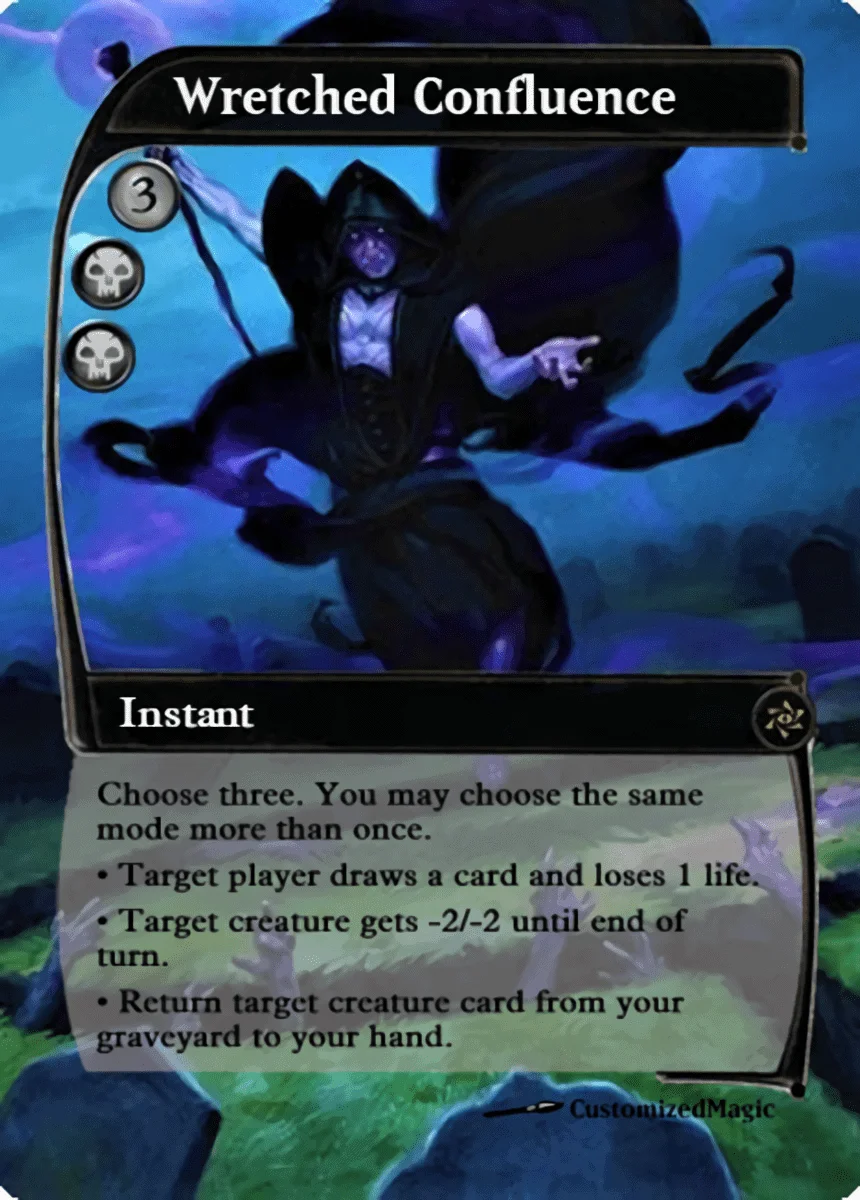 Confluence Cycle - Full-Art | Wretched Confluence | Magic the Gathering / MTG Proxy Cards | Merchant Scroll