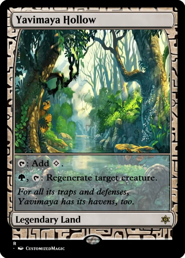 Yavimaya Hollow | Yavimaya Hollow.3 | Magic the Gathering / MTG Proxy Cards | Wilhelt