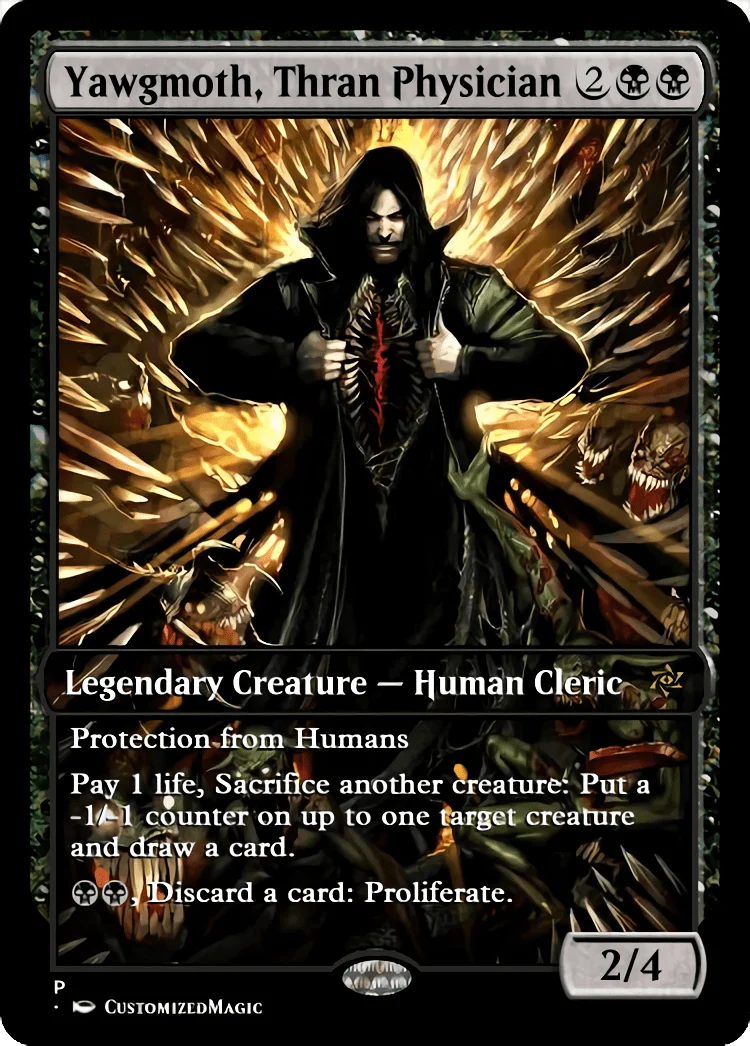 Yawgmoth, Thran Physician | Yawgmoth Thran | Magic the Gathering / MTG Proxy Cards | Yawgmoth Yawgmoth, Thran Physician - Image 5
