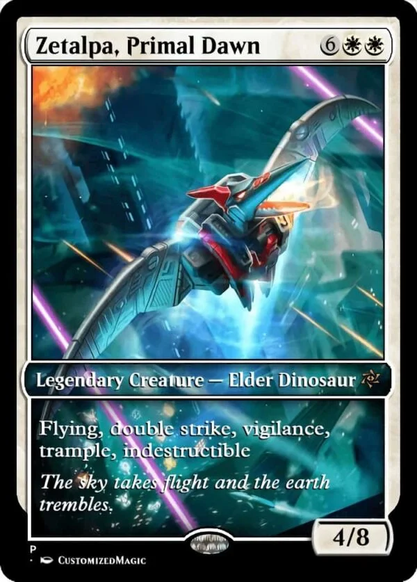 Elder Dinosaur | Zetalpa Primal Dawn | Magic the Gathering / MTG Proxy Cards |