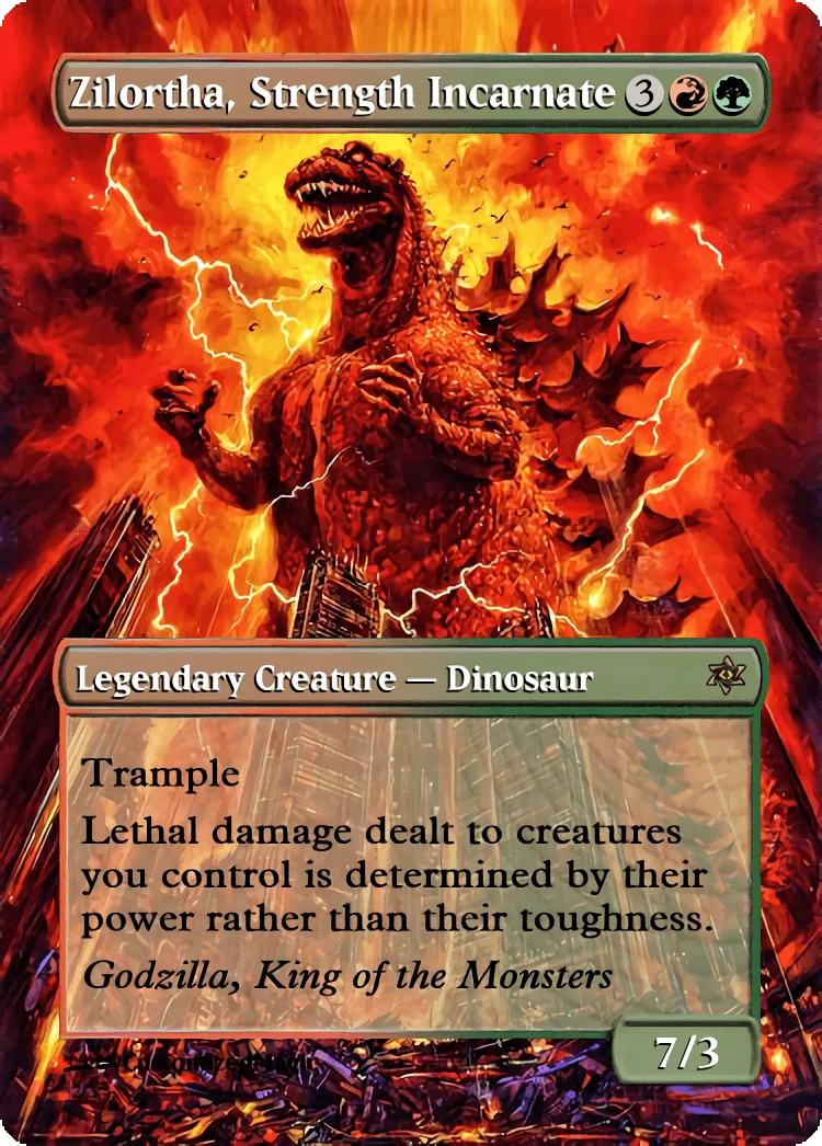Zilortha, Strength Incarnate | Magic The Gathering Proxy Cards