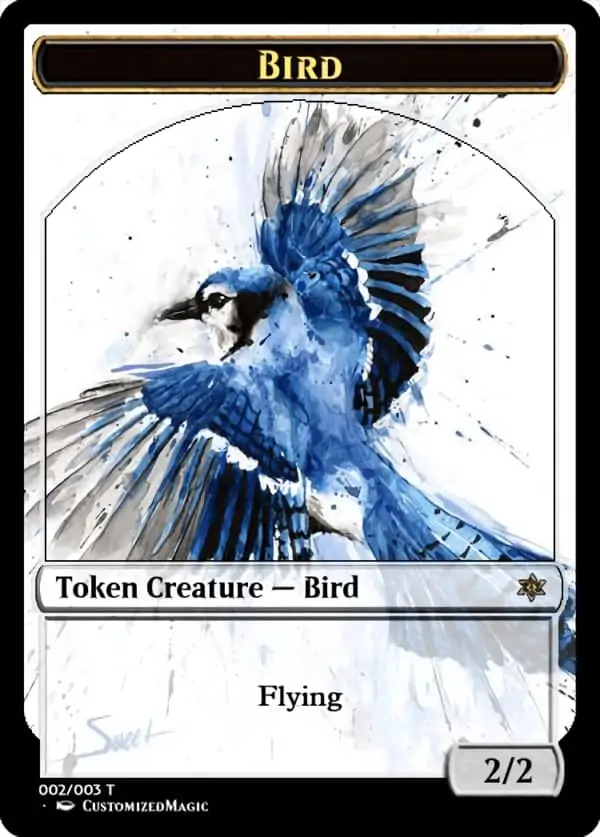 Bird Token | Bird Token | Magic the Gathering Proxy Cards