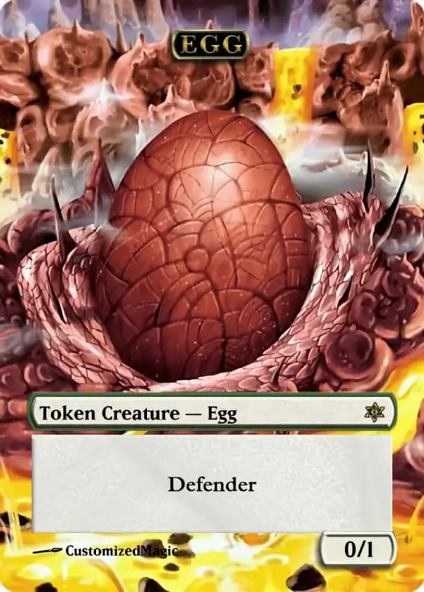 Egg Token | Egg | Magic the Gathering Proxy Cards