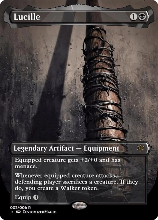 Walking Dead - Secret Lair | Lucille | Magic the Gathering Proxy Cards