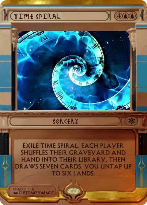 mtg time spiral card list