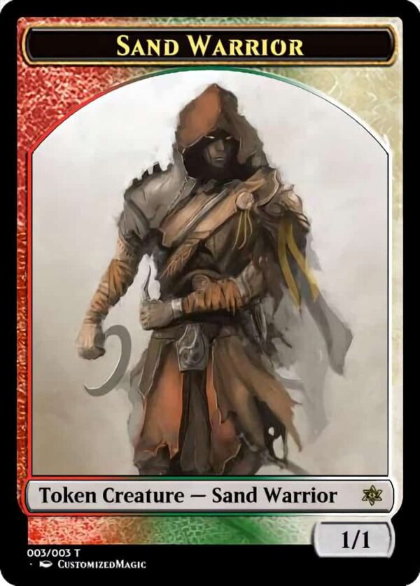 Sand Warrior Token | Pic 3 7 | Magic the Gathering Proxy Cards