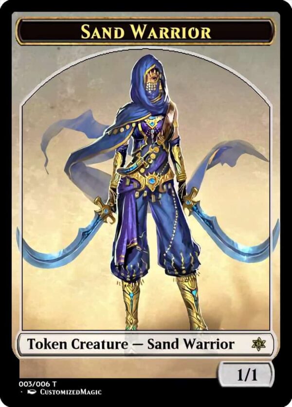 Sand Warrior Token | Pic 5 1 | Magic the Gathering Proxy Cards