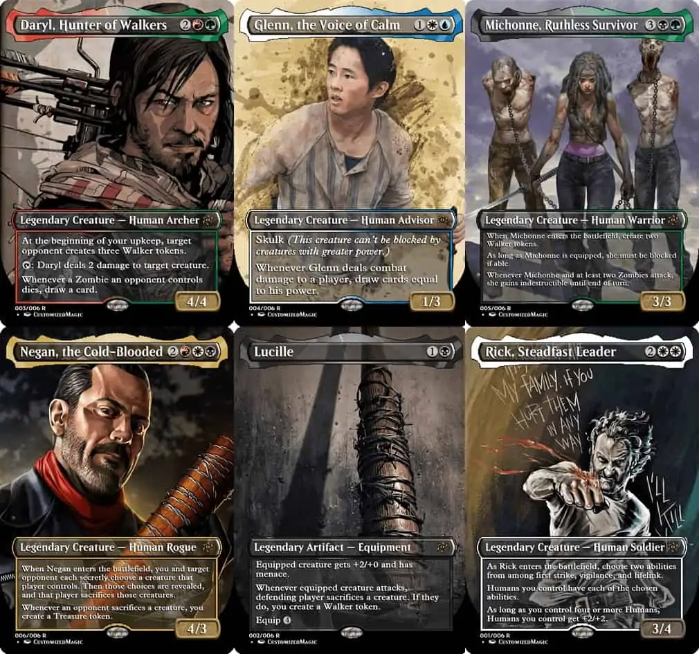 マジック：ザ・ギャザリングMTG SecretLair×THE WALKING DEAD 4個