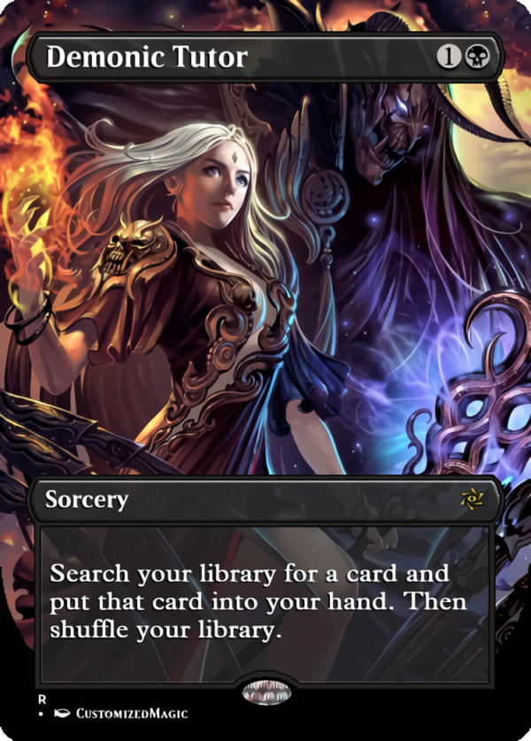 Demonic Tutor - Magic the Gathering Proxy Cards