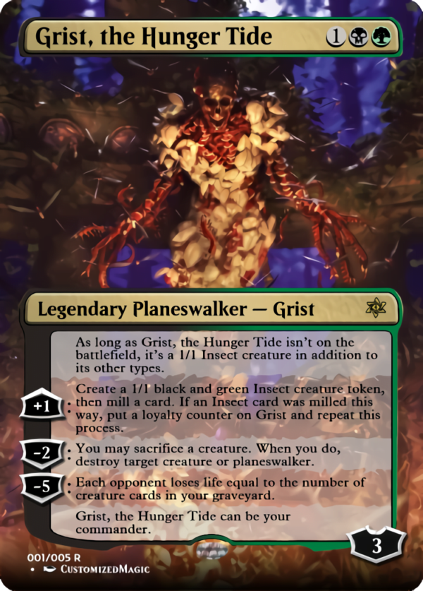 Grist the Hunger Tide - Magic the Gathering Proxy Cards