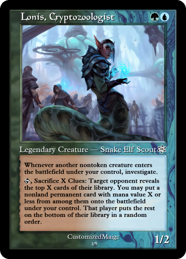 Lonis, Cryptozoologist | Lonis Cryptozoologist 11 | Magic the Gathering Proxy Cards