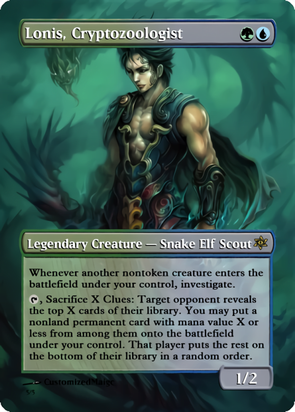 Lonis, Cryptozoologist | Lonis Cryptozoologist.2 | Magic the Gathering Proxy Cards