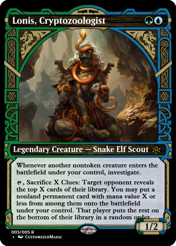 Lonis, Cryptozoologist | Lonis Cryptozoologist.3 | Magic the Gathering Proxy Cards