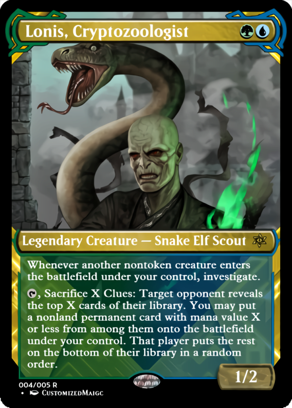 Lonis, Cryptozoologist | Lonis Cryptozoologist.4 | Magic the Gathering Proxy Cards