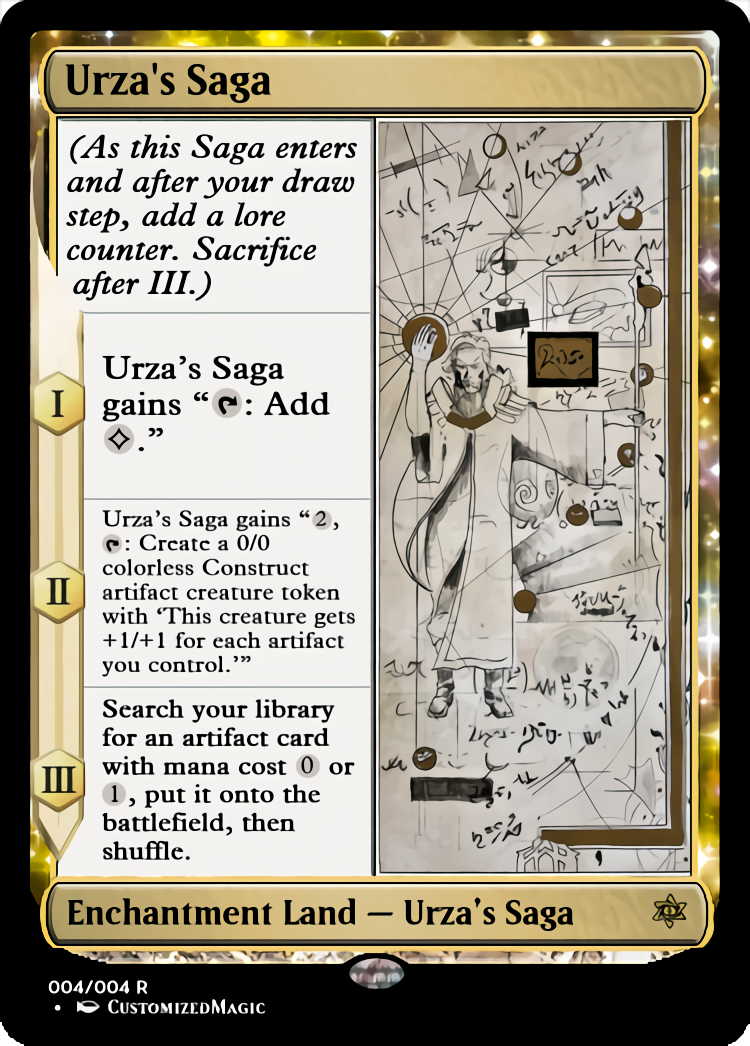 Gilded Drake from Urza's Saga Proxy