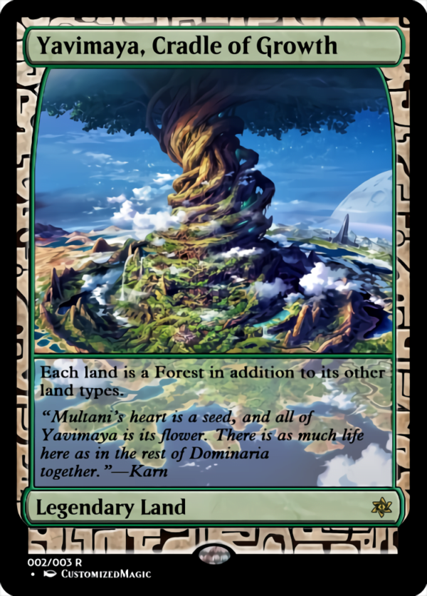 Yavimaya, Cradle of Growth | Yavimaya Cradle of Growth | Magic the Gathering Proxy Cards