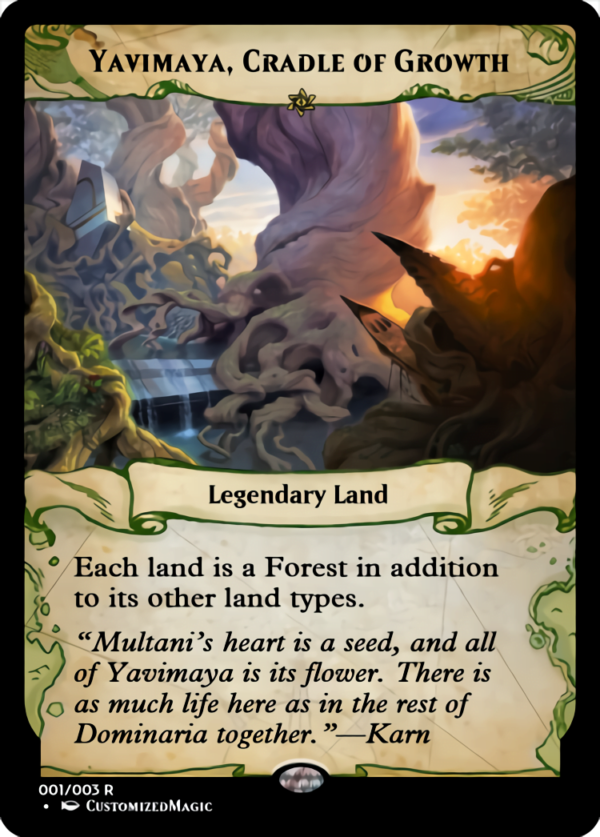 Yavimaya, Cradle of Growth | Yavimaya Cradle of Growth.2 | Magic the Gathering Proxy Cards