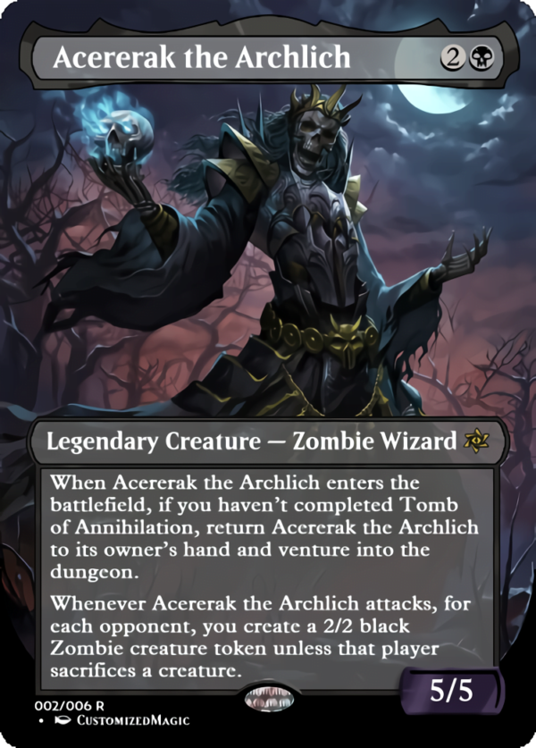 Acererak the Archlich.1 - Magic the Gathering Proxy Cards