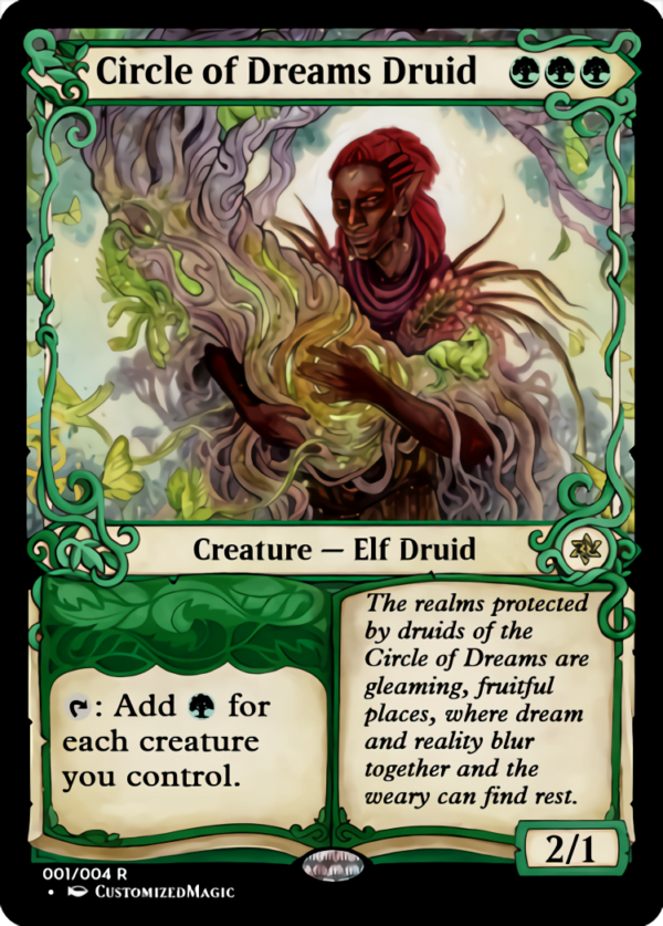 Circle of Dreams Druid - Magic the Gathering Proxy Cards