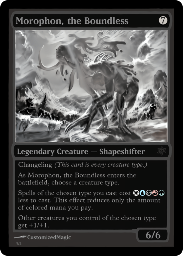 Morophon, the Boundless | Morophon the Boundless.2 | Magic the Gathering Proxy Cards