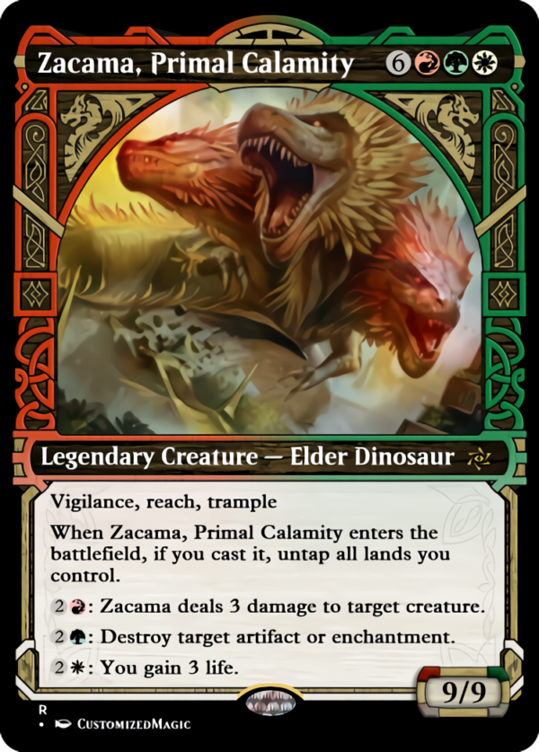 Zacama Primal Calamity 3 - Magic the Gathering Proxy Cards