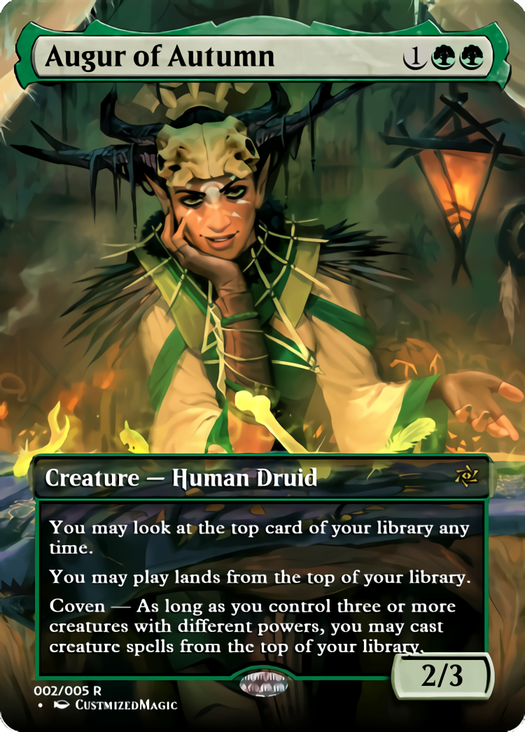Augur of Autumn.1 - Magic the Gathering Proxy Cards