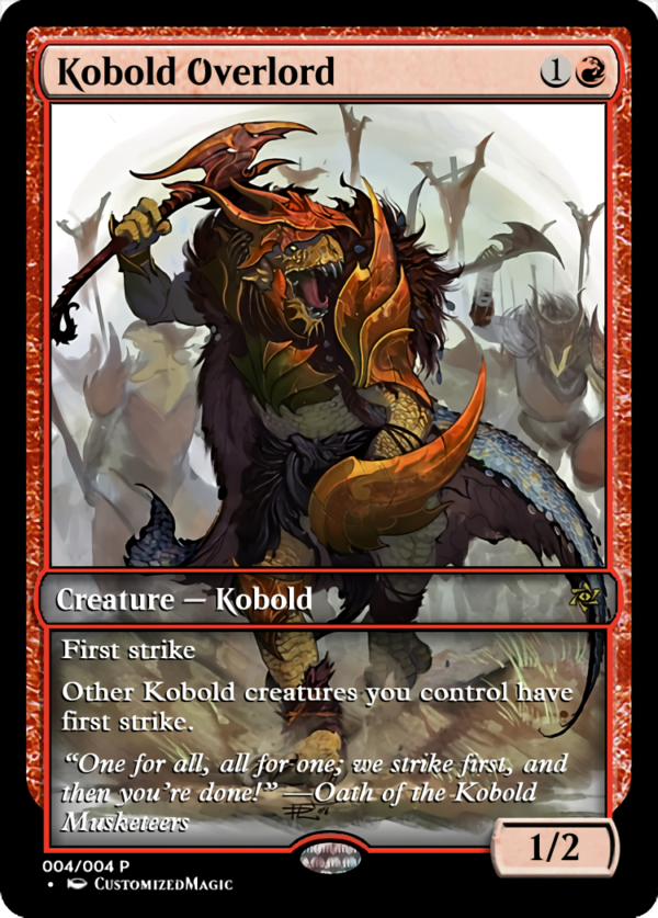 Kobold Overlord | Kobold Overlord.3 | Magic the Gathering Proxy Cards