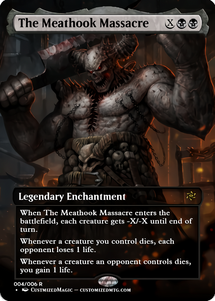 The Meathook Massacre - High Quality Altered Art Custom Proxy Cards
