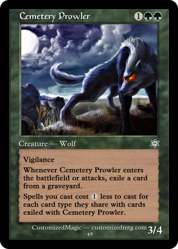 Cemetery Prowler | Cemetery Prowler.3 | Magic the Gathering Proxy Cards