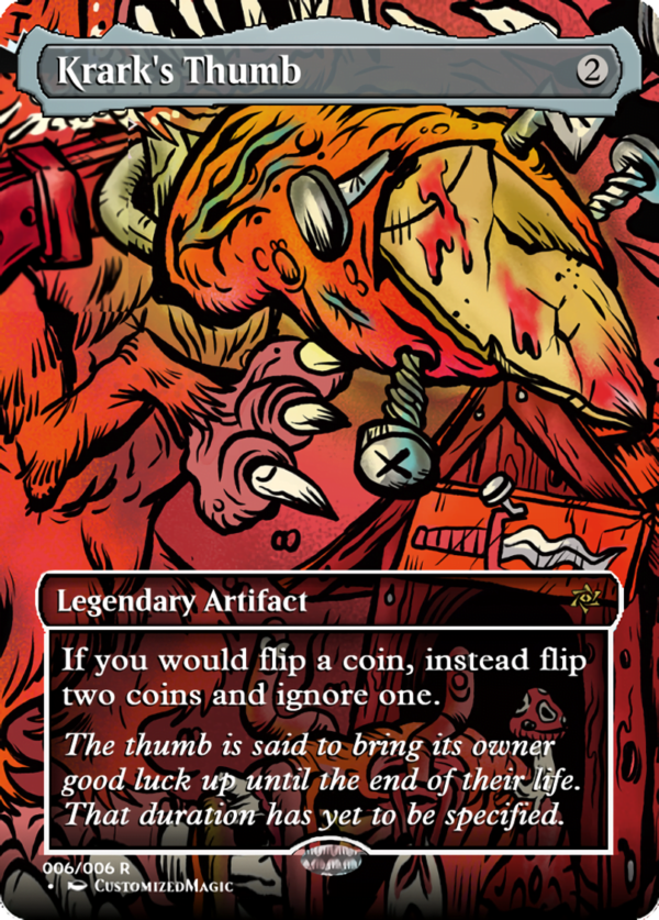 Krark's Thumb | Krarks Thumb.3 | Magic the Gathering Proxy Cards