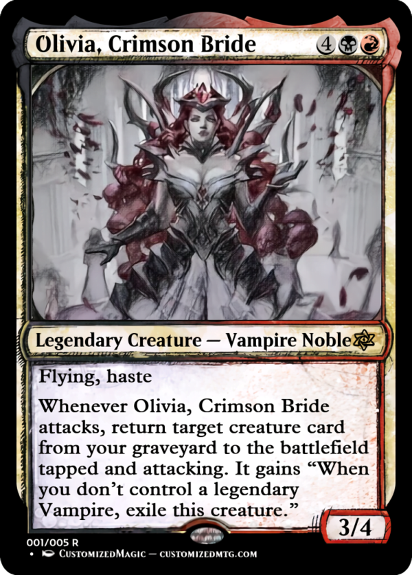 Olivia, Crimson Bride | Olivia Crimson Bride | Magic the Gathering Proxy Cards