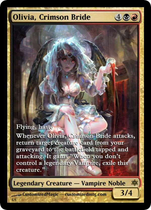 Olivia, Crimson Bride | Olivia Crimson Bride.3 | Magic the Gathering Proxy Cards