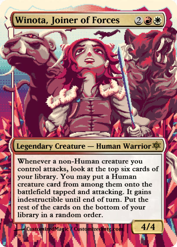 Winota, Joiner of Forces | Winota Joiner of Forces | Magic the Gathering Proxy Cards