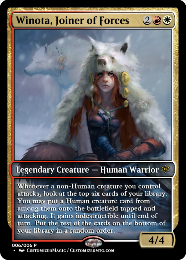 Winota, Joiner of Forces | Winota Joiner of Forces.5 | Magic the Gathering Proxy Cards