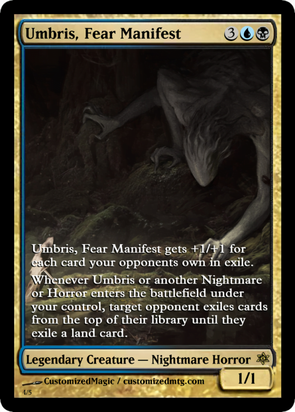 Umbris Fear Manifest.3 - Magic the Gathering Proxy Cards