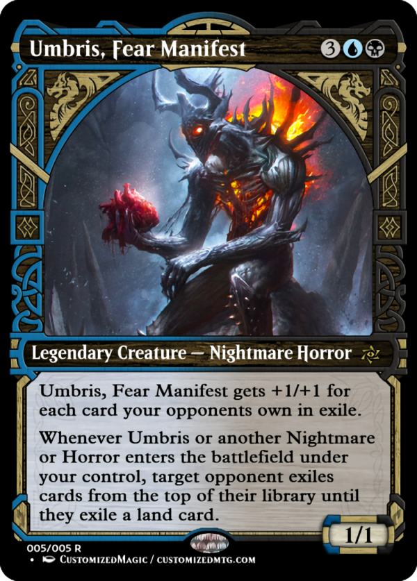 Umbris Fear Manifest.4 - Magic the Gathering Proxy Cards