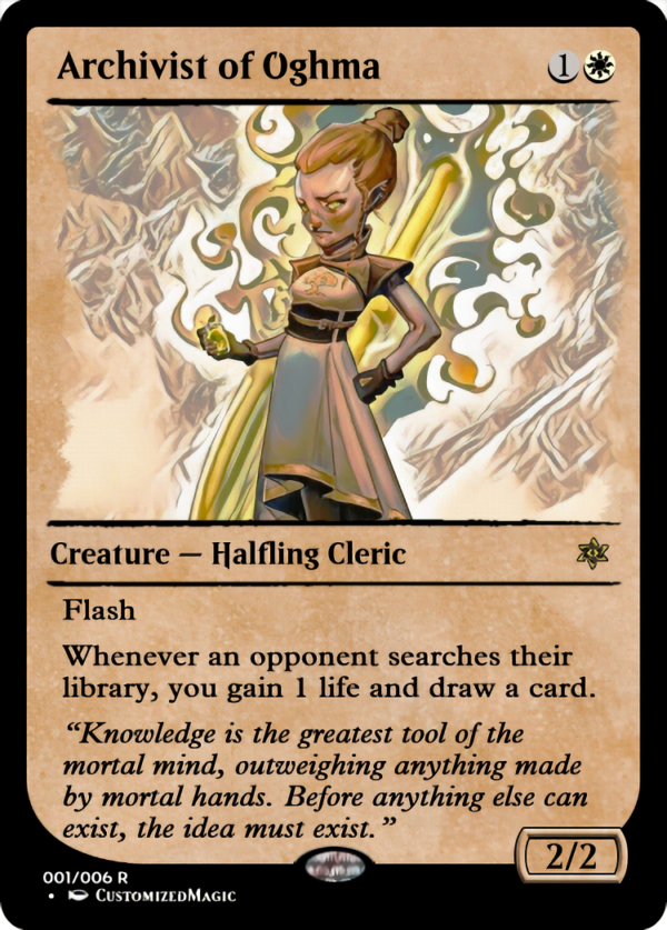 Archivist of Oghma | Archivist of Oghma | Magic the Gathering Proxy Cards
