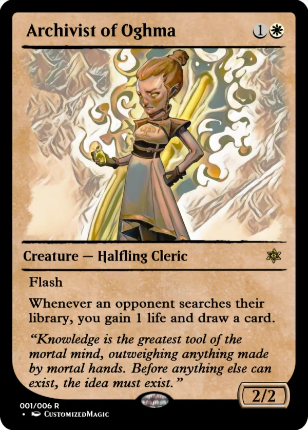 Archivist Of Oghma Magic The Gathering Proxy Cards