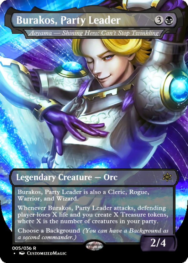 Commander Legends: Battle for Baldurs Gate Commander - My Hero Academia - Part 1 | Burakos Party Leader | Magic the Gathering Proxy Cards