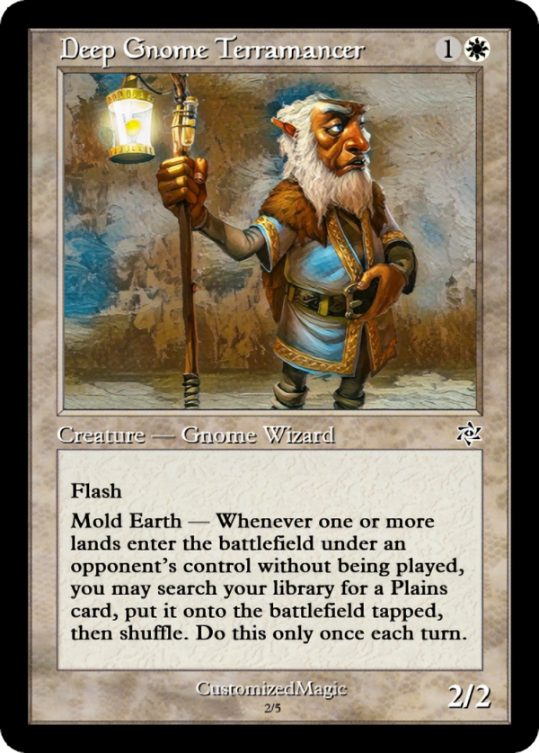 Deep Gnome Terramancer | Deep Gnome Terramancer.1 | Magic the Gathering Proxy Cards