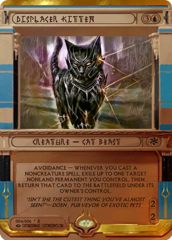 Displacer Kitten | Displacer Kitten.3 | Magic the Gathering Proxy Cards