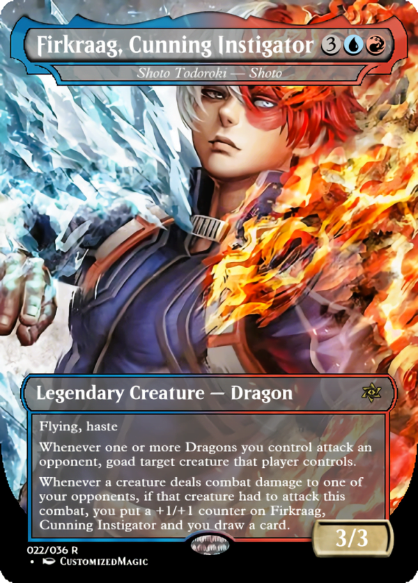 Commander Legends: Battle for Baldurs Gate Commander - My Hero Academia - Part 1 | Firkraag Cunning Instigator | Magic the Gathering Proxy Cards
